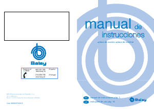 Manual de uso Balay 3EFX333B Placa