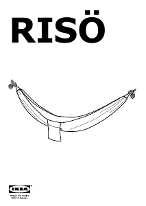 Brugsanvisning IKEA RISO Hængekøje