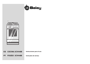Manual Balay 3CV448B Fogão