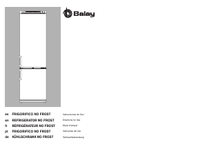 Handleiding Balay 3KF4960B Koel-vries combinatie