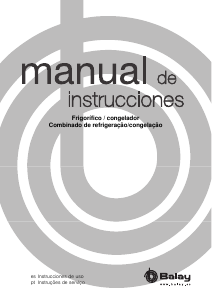 Manual Balay 3FSW2416 Frigorífico combinado