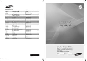 Bedienungsanleitung Samsung LE32B554M2W LCD fernseher