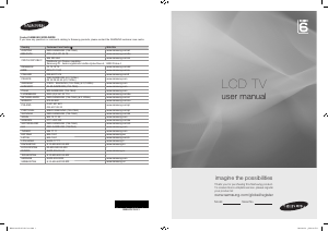 Mode d’emploi Samsung LE37A676A1M Téléviseur LCD