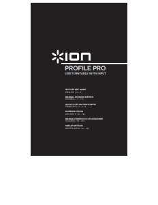 Manual ION Profile Pro Turntable