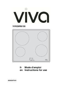 Bruksanvisning Viva VVK26R8150 Häll