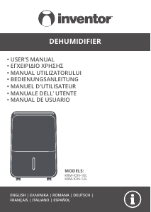 Manual de uso Inventor KRM-ION-12L Deshumidificador