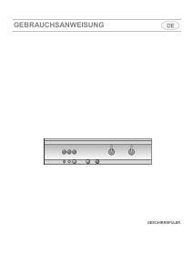 Bedienungsanleitung Smeg PL19X-3 Geschirrspüler
