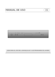 Manual de uso Smeg PLA6147G Lavavajillas