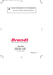 Mode d’emploi Brandt TV223BS1 Table de cuisson