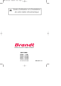 Mode d’emploi Brandt TV200BF1 Table de cuisson