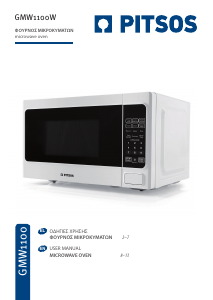 Εγχειρίδιο Pitsos GMW1100W Φούρνος μικροκυμάτων