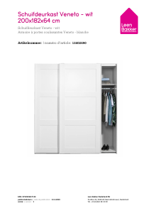 Mode d’emploi Leen Bakker Veneto Armoire