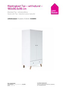 Mode d’emploi Leen Bakker Tipi Armoire