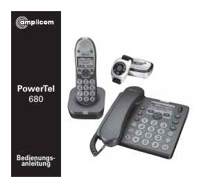 Bedienungsanleitung Amplicomms PowerTel 680 Telefon