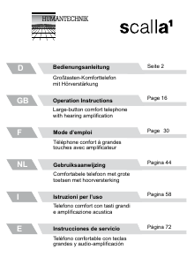 Manuale Humantechnik Scalla 1 Telefono