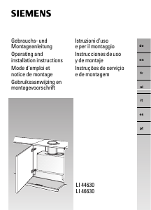 Handleiding Siemens LI46630SD Afzuigkap