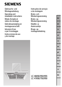 Handleiding Siemens LC47650GB Afzuigkap