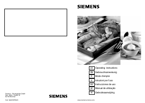 Manual Siemens EP626PB90E Placa