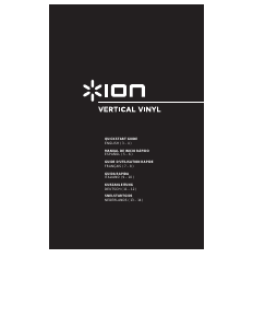 Manual de uso ION Vertical Vinyl Giradiscos