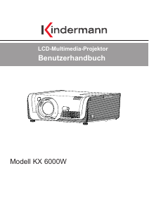 Bedienungsanleitung Kindermann KX 6000W Projektor