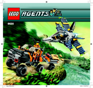 Manuale Lego set 8630 Agents Caza de oro