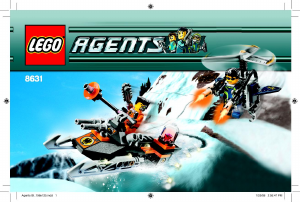 Manual Lego set 8631 Agents Jetpack pursuit