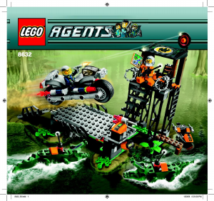 Handleiding Lego set 8632 Agents Moeras klopjacht