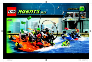 Bedienungsanleitung Lego set 8968 Agents Raubüberfall am Fluss