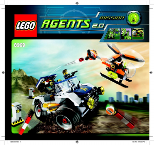 Bedienungsanleitung Lego set 8969 Agents Verfolgungsjagd auf vier Rädern