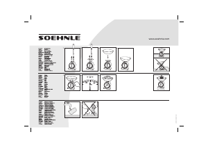 Manual de uso Soehnle 65003 0 Silvia Báscula de cocina
