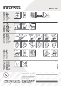 Handleiding Soehnle 65105 1 Style Keukenweegschaal