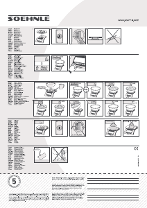 Mode d’emploi Soehnle 65105 1 Style Balance de cuisine