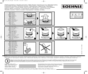 Handleiding Soehnle 65432 8 Prima Keukenweegschaal