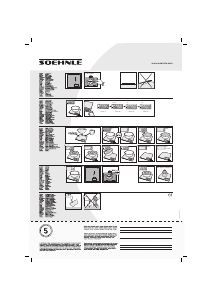Manual de uso Soehnle 66200 2 Level Báscula de cocina