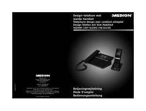 Handleiding Medion LIFE S63005 (MD 82130) Draadloze telefoon