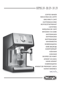 Bedienungsanleitung DeLonghi ECP 31.21 Kaffeemaschine