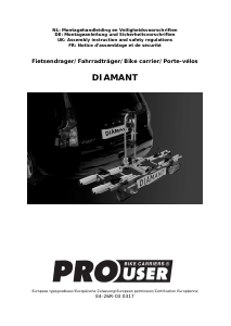 Handleiding Pro User Diamant Fietsendrager