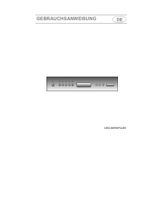 Bedienungsanleitung Smeg LSA447B Geschirrspüler