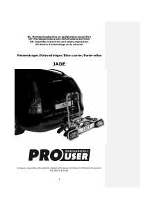 Handleiding Pro User Jade Fietsendrager