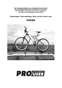 Handleiding Pro User Poker Fietsendrager