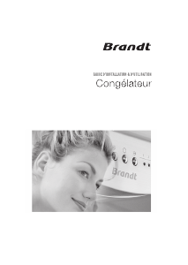Mode d’emploi Brandt UD1720 Congélateur