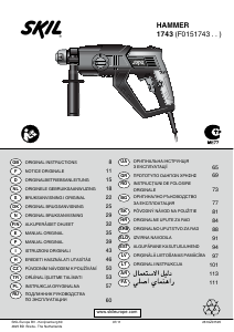 Manual Skil 1743 AA Ciocan rotopercutor