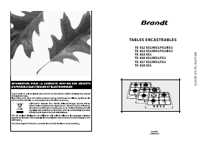 Mode d’emploi Brandt TE613WS1 Table de cuisson