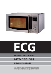 Manual ECG MTD 250 GSS Microwave