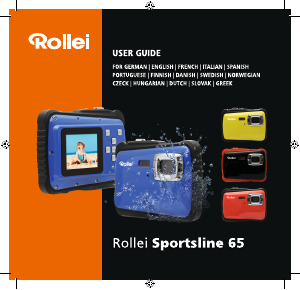 Manual Rollei Sportsline 65 Câmara digital