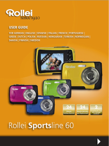 Manual Rollei Sportsline 60 Câmara digital