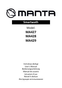Manual de uso Manta MA429 Smartwatch