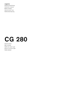Manual Gaggenau CG280210 Hob