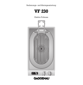 Bedienungsanleitung Gaggenau VF230111 Fritteuse