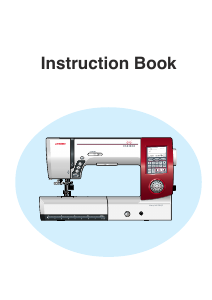 Manual Janome 7700QCP Horizon Sewing Machine